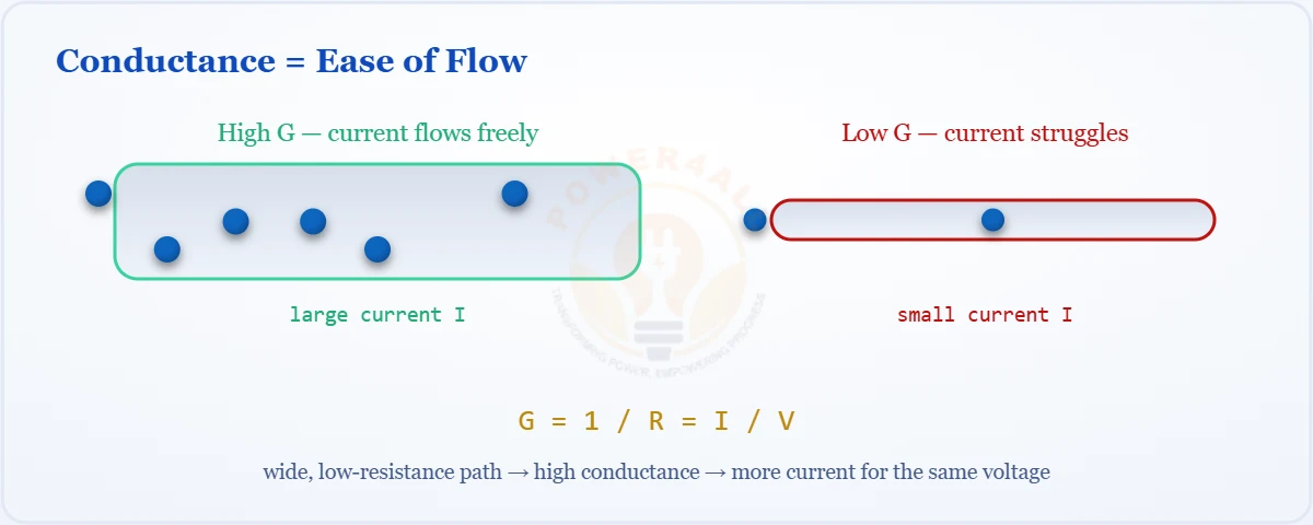 Electrical conductance concept diagram – Topics | Power4All